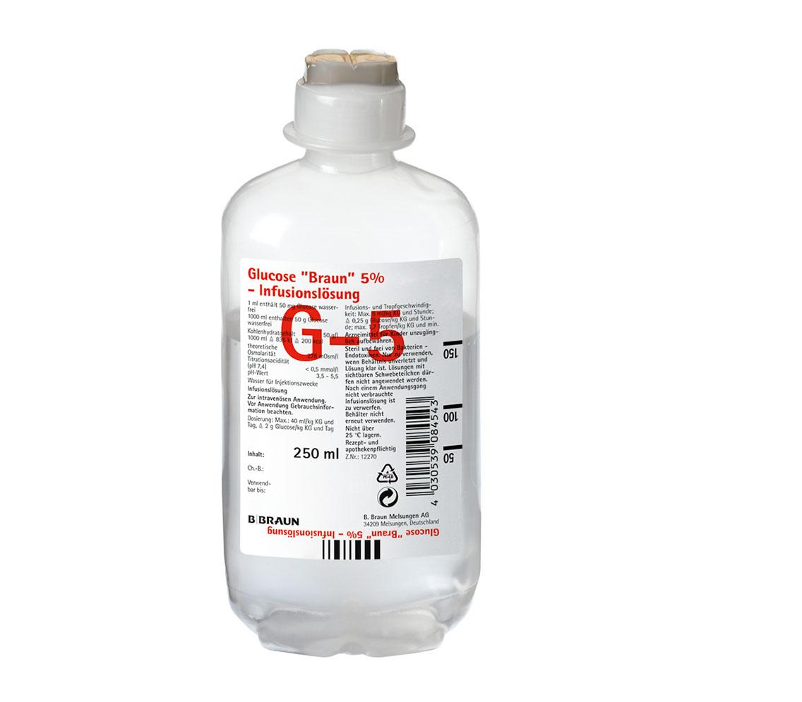 Glucose B. Braun 50 Mg/ml- Infusionslösung